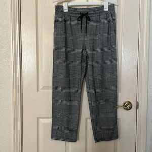 Black And Gray plaid pants